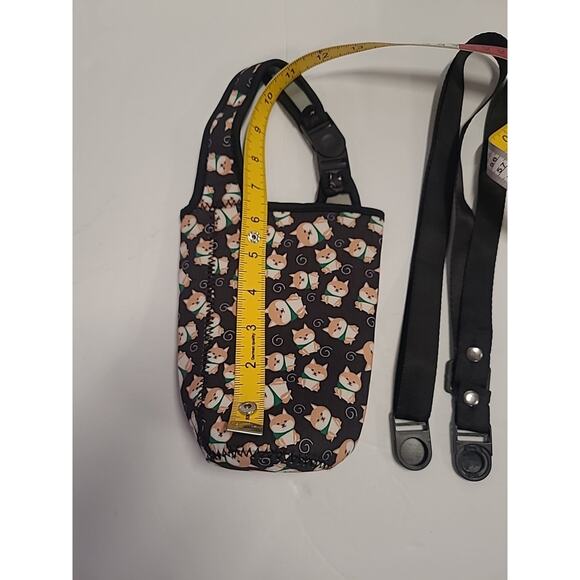 Water Bottle Sleeve Bag Portable Pouch Neoprene Outdoor Travel Dog Print Corgi - Picture 2 of 8